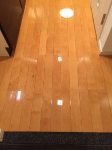 ワックス作業後