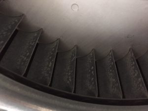 シロッコファン清掃作業後