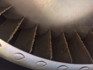 シロッコファン清掃作業前