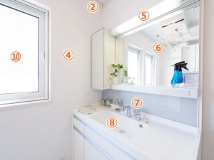 洗面所作業箇所