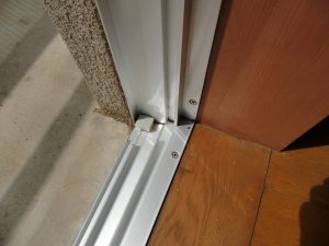 サッシ清掃作業後