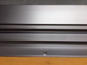 サッシ清掃作業後