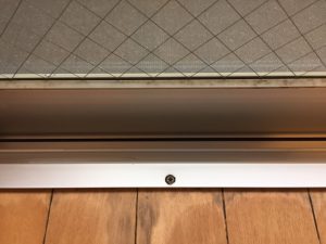 サッシ清掃作業後