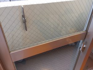 ガラス清掃作業後