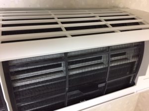 エアコンクリーニング作業後