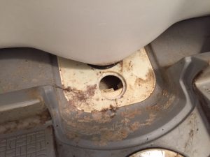 エプロン内作業前