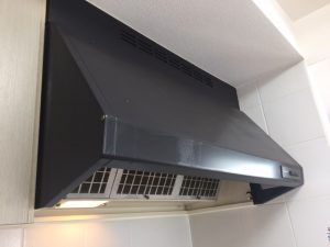 レンジフード清掃作業前
