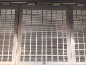 レンジフィルター清掃作業後